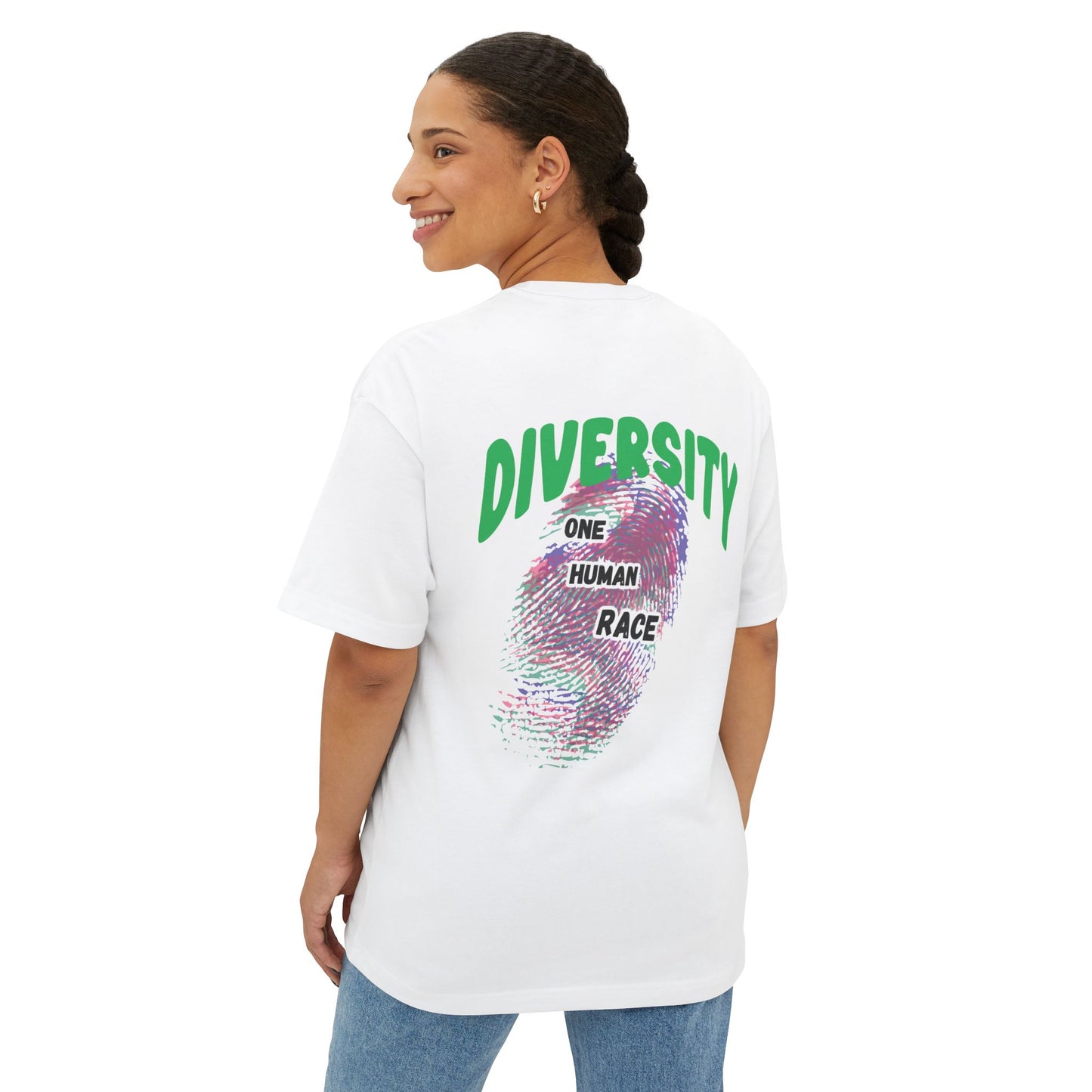 Diversity One Human Race fingerprint tee | T-Shirt