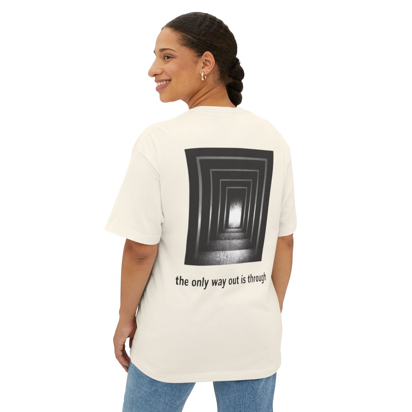 Graphic Tee — 'The Only Way Out Is Through' V2